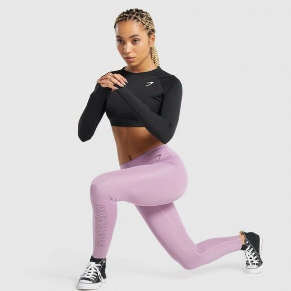 Gymshark Pants - Gymshark Women's Purple High-Rise Leggings Size S Activewear